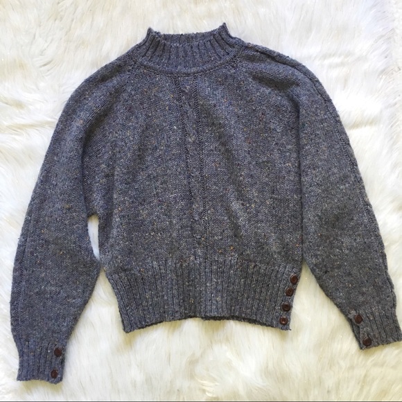 De Lanthe Sweaters - Dé Lanthe Vintage Wool Blend Turtleneck Sweater